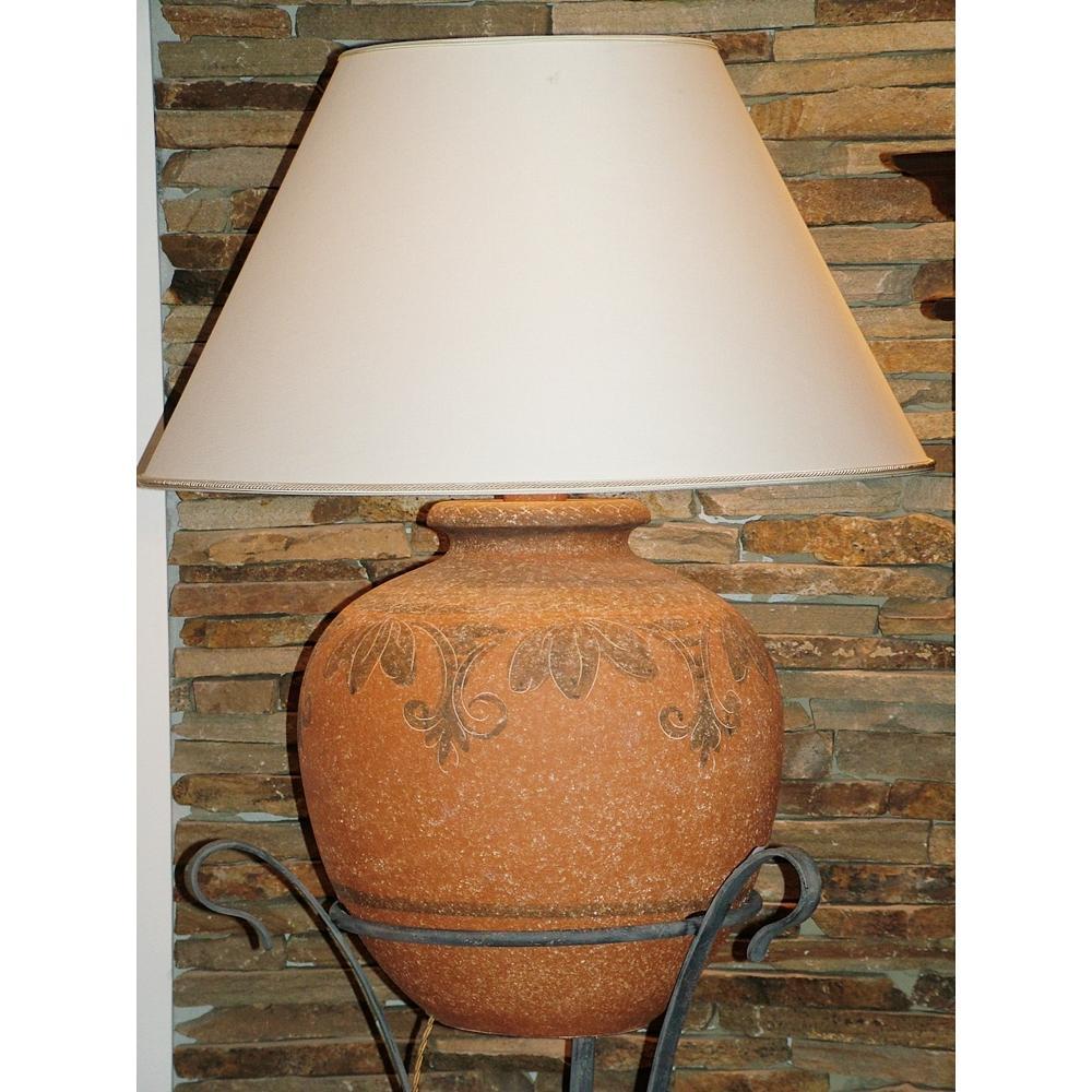 mediterran nagymeretu asztali lampa klasszikus kezzel festett lampaernyos nappali olasz toszkan stilusu nappali vilagitas gomb alaku.jpg